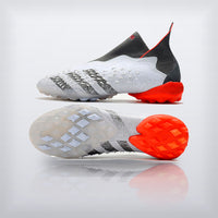 Tachos Predator Freak+ TF Meteorite Pack Blanco Gris, vista 4 — X Cleats MX