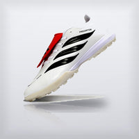 Tachos Predator Elite Fold-Over Tongue TF Blanco Negro Rojo, vista 3 — X Cleats MX