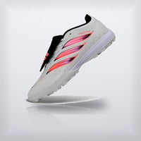 Tachos Predator Elite Fold-Over Tongue TF Blanco Rosa, vista 3 — X Cleats MX