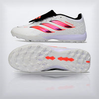Tachos Predator Elite Fold-Over Tongue TF Blanco Rosa, vista 6 — X Cleats MX