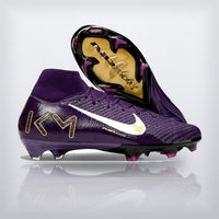 Detalle del calcetin tejido del Superfly Mbappe