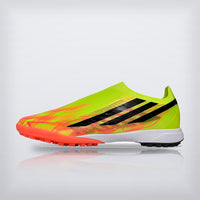 Tachos F50 Hyperfast Elite Laceless TF Volt Coral, vista 6 — X Cleats MX