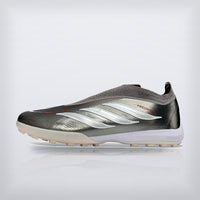 Tachos Predator Elite Laceless TF Negro Plata, vista 8 — X Cleats MX