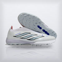 Tachos Predator Elite Laceless TF Blanco Plata, vista 6 — X Cleats MX