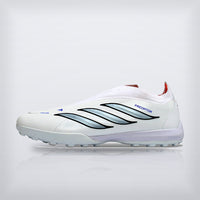 Tachos Predator Elite Laceless TF Blanco Plata, vista 8 — X Cleats MX