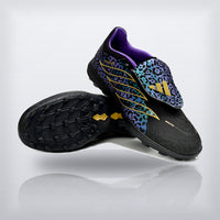 Tachos Predator Elite Fold-Over Tongue TF Negro Dorado, vista 3 — X Cleats MX