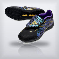 Tachos Predator Elite Fold-Over Tongue TF Negro Dorado, vista 4 — X Cleats MX