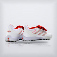 Tachos Predator Elite Fold-Over Tongue TF Blanco Rojo, vista 5 — X Cleats MX