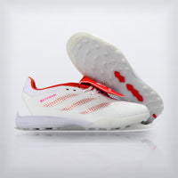 Tachos Predator Elite Fold-Over Tongue TF Blanco Rojo, vista 6 — X Cleats MX