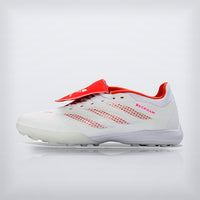 Tachos Predator Elite Fold-Over Tongue TF Blanco Rojo, vista 8 — X Cleats MX