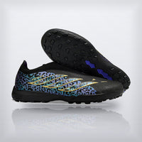 Tachos Predator Elite Laceless TF Negro Dorado, vista 6 — X Cleats MX
