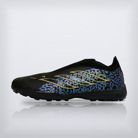 Tachos Predator Elite Laceless TF Negro Dorado, vista 8 — X Cleats MX