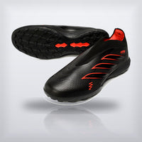 Tachos Predator Elite Laceless TF Negro Total, vista 4 — X Cleats MX