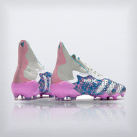 Tachos Predator Freak+ FG Blanco Rosa, vista 4 — X Cleats MX