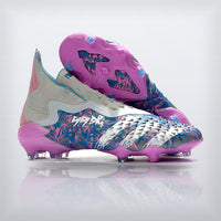 Tachos Predator Freak+ FG Blanco Rosa, vista 5 — X Cleats MX