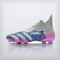 Tachos Predator Freak+ FG Blanco Rosa, vista 7 — X Cleats MX