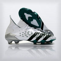 Tachos Predator Freak+ FG Blanco Verde, vista 4 — X Cleats MX