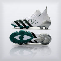 Tachos Predator Freak+ FG Blanco Verde, vista 5 — X Cleats MX