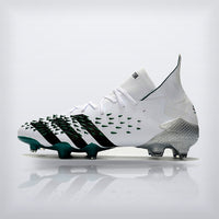 Tachos Predator Freak+ FG Blanco Verde, vista 8 — X Cleats MX