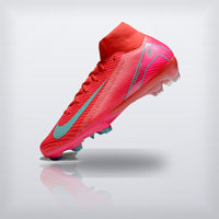 Tachos Air Zoom Mercurial Superfly 9 Elite FG Coral Turquesa, vista 2 — X Cleats MX