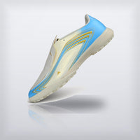 Tachos F50 Messi Elite TF Blanco Azul, vista 2 — X Cleats MX