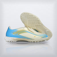 Tachos F50 Messi Elite TF Blanco Azul, vista 5 — X Cleats MX