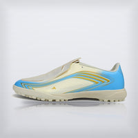 Tachos F50 Messi Elite TF Blanco Azul, vista 7 — X Cleats MX