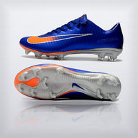 Tachos Mercurial Vapor XI FG Azul Naranja, vista 3 — X Cleats MX