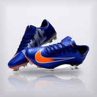 Tachos Mercurial Vapor XI FG Azul Naranja, vista 4 — X Cleats MX