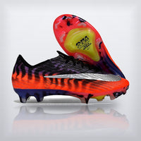 Tachos Air Zoom Mercurial Vapor 17 Elite FG Negro Naranja Flamas, vista 5 — X Cleats MX