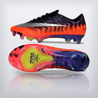 Tachos Air Zoom Mercurial Vapor 17 Elite FG Negro Naranja Flamas, vista 6 — X Cleats MX
