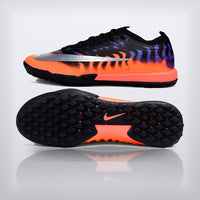 Tachos Air Zoom Mercurial Superfly 11 Elite TF Negro Naranja Flamas, vista 2 — X Cleats MX