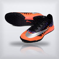 Tachos Air Zoom Mercurial Superfly 11 Elite TF Negro Naranja Flamas, vista 5 — X Cleats MX