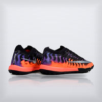 Tachos Air Zoom Mercurial Superfly 11 Elite TF Negro Naranja Flamas, vista 6 — X Cleats MX