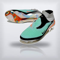 Tachos Phantom GX II Elite High Cut FG Menta Plata — X Cleats MX