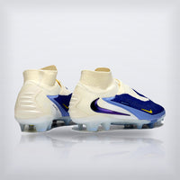 Tachos Phantom GX II Elite High Cut FG Crema Azul Rey, vista 4 — X Cleats MX