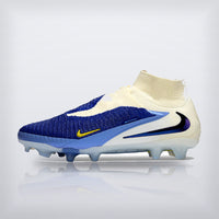 Tachos Phantom GX II Elite High Cut FG Crema Azul Rey, vista 7 — X Cleats MX