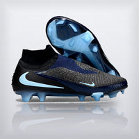 Tachos Phantom GX II Elite High Cut FG Negro Azul Marino, vista 5 — X Cleats MX