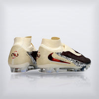 Tachos Phantom GX II Elite High Cut FG Crema Vino Safari, vista 4 — X Cleats MX