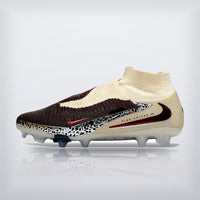 Tachos Phantom GX II Elite High Cut FG Crema Vino Safari, vista 7 — X Cleats MX