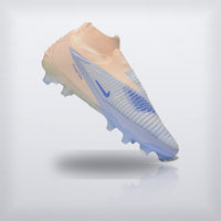 Tachos Phantom GX II Elite High Cut FG Crema Azul, vista 2 — X Cleats MX