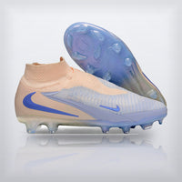 Tachos Phantom GX II Elite High Cut FG Crema Azul, vista 5 — X Cleats MX