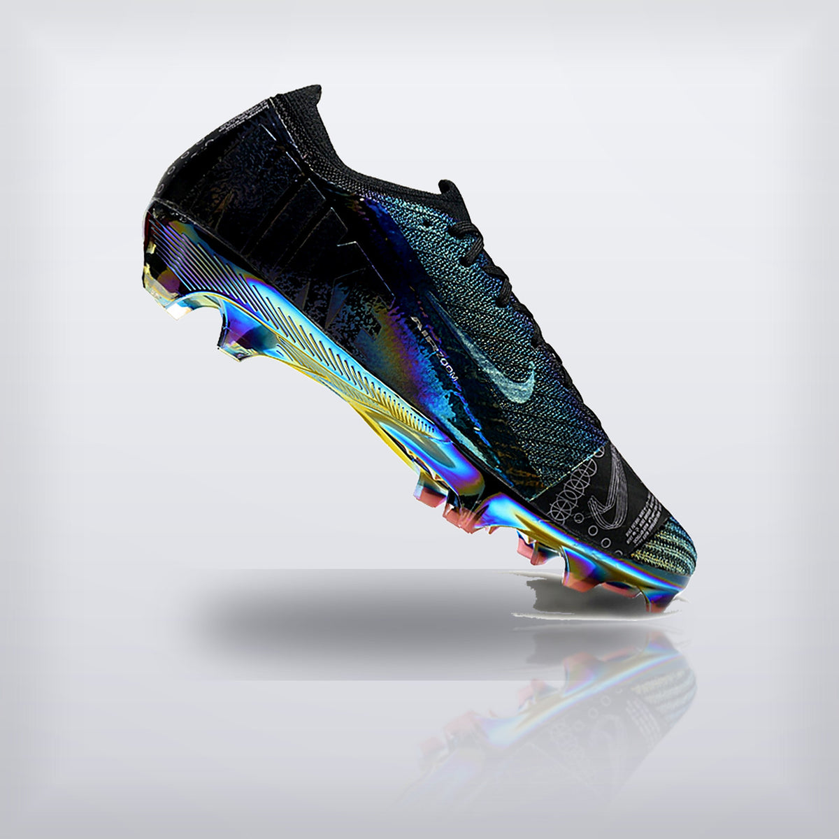 Tachos Air Zoom Mercurial Superfly 10 Elite SE FG Negro Iridiscente — X Cleats MX