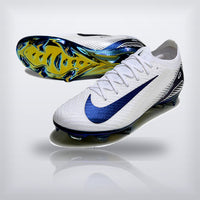 Tachos Air Zoom Mercurial Vapor 16 Elite FG Blanco Azul Marino, vista 3 — X Cleats MX