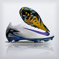 Tachos Air Zoom Mercurial Vapor 16 Elite FG Blanco Azul Marino, vista 5 — X Cleats MX