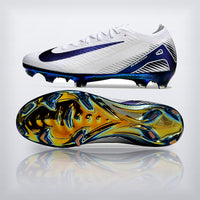 Tachos Air Zoom Mercurial Vapor 16 Elite FG Blanco Azul Marino, vista 6 — X Cleats MX