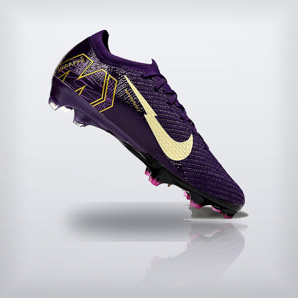Tachos Air Zoom Mercurial Vapor 16 Elite FG Mbappe Morado Dorado — X Cleats MX