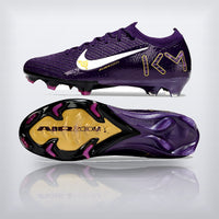 Tachos Air Zoom Mercurial Vapor 16 Elite FG Mbappe Morado Dorado, vista 6 — X Cleats MX