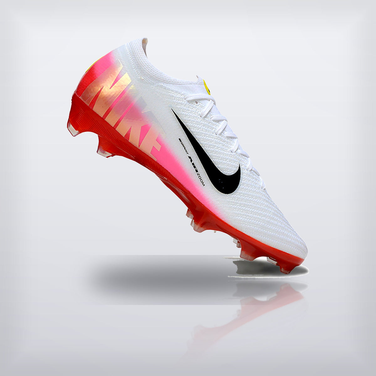Tachos Air Zoom Mercurial Vapor 16 Elite FG Blanco Rojo — X Cleats MX