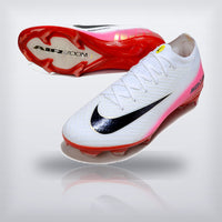 Tachos Air Zoom Mercurial Vapor 16 Elite FG Blanco Rojo, vista 3 — X Cleats MX